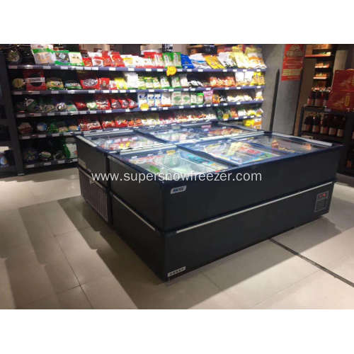 chest display freezer manufactures for supermarket